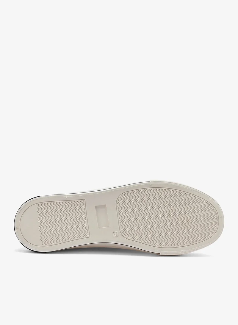 U.S. Polo Assn. white Men's White Low-Top Sneakers - Lightweight Slip-On Design for Men | Best Price UAE